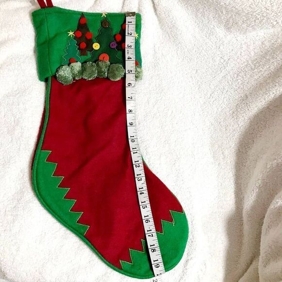 Christmas Trees Wool Blend Classic Christmas Stocking - Picture 3 of 10